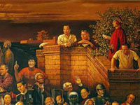 Китайские художники нарисовали 103 знаменитости на одной картине