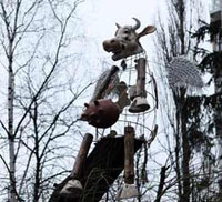 В Киеве завелась летающая корова